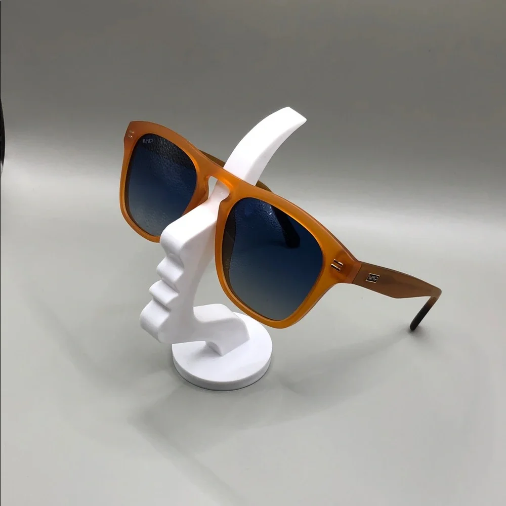 WMP Wear me Pro Dash Sunset Orange Square Polarized Sunglasses 51-22-148 UNISEX